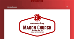 Desktop Screenshot of masonchurch.org