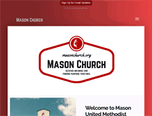 Tablet Screenshot of masonchurch.org